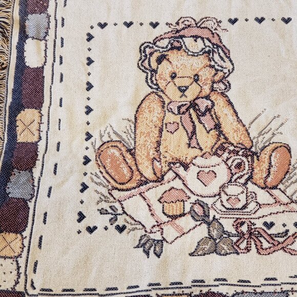 Cherished Teddies Throw Blanket 48x66 - Picture 4 of 7